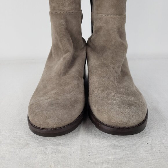 Stuart Weitzman Russell Bromley 5050 Over the Knee Boots Beige Brown Womens 6.5 - Picture 4 of 10